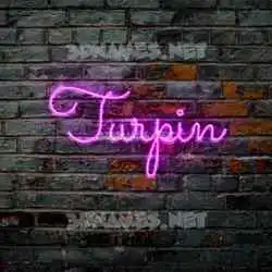 turpin in Pink Neon style - 3D name wallpaper