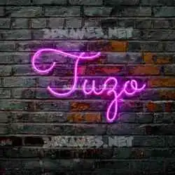 tuzo in Pink Neon style - 3D name wallpaper