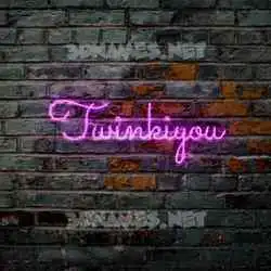 twinkiyou in Pink Neon style - 3D name wallpaper