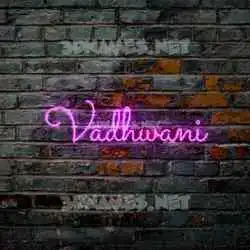 vadhwani in Pink Neon style - 3D name wallpaper