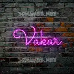 vakar in Pink Neon style - 3D name wallpaper
