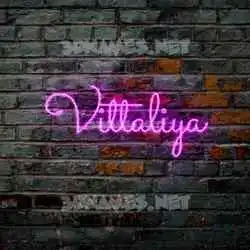 vittaliya in Pink Neon style - 3D name wallpaper