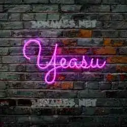yeasu in Pink Neon style - 3D name wallpaper