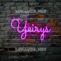 yeirys in Pink Neon style - 3D name wallpaper