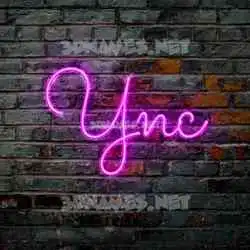 ync in Pink Neon style - 3D name wallpaper