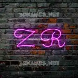 z r in Pink Neon style - 3D name wallpaper