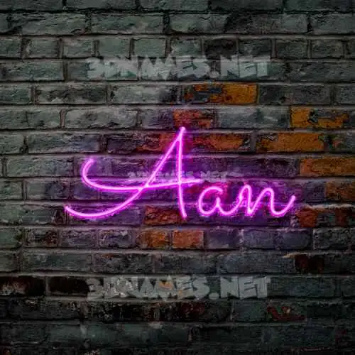 aan in Pink Neon style - 3D name wallpaper aan in Pink Neon style - 3D name wallpaper