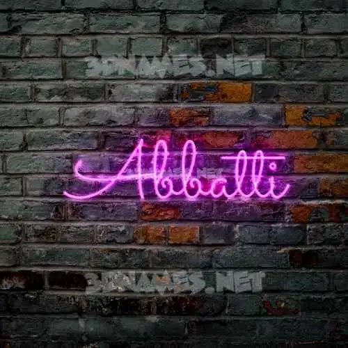 abbatti in Pink Neon style - 3D name wallpaper abbatti in Pink Neon style - 3D name wallpaper