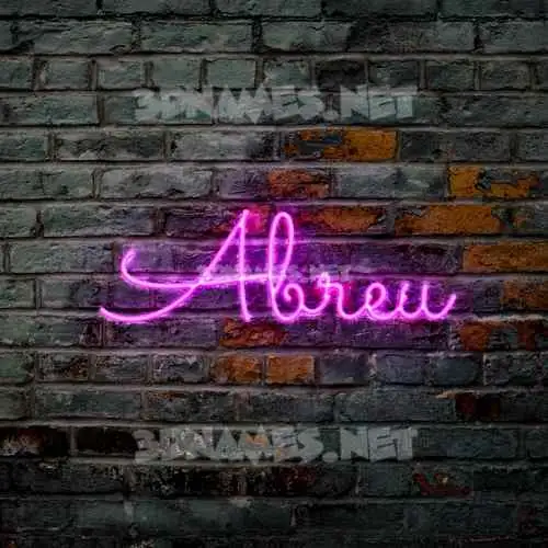 abreu in Pink Neon style - 3D name wallpaper abreu in Pink Neon style - 3D name wallpaper
