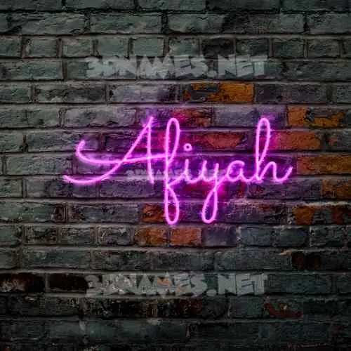afiyah in Pink Neon style - 3D name wallpaper afiyah in Pink Neon style - 3D name wallpaper