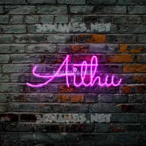 aithu in Pink Neon style - 3D name wallpaper aithu in Pink Neon style - 3D name wallpaper