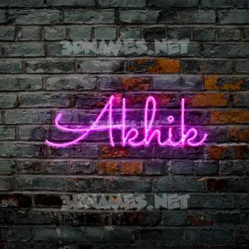 akhik in Pink Neon style - 3D name wallpaper akhik in Pink Neon style - 3D name wallpaper