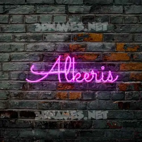 alkeris in Pink Neon style - 3D name wallpaper alkeris in Pink Neon style - 3D name wallpaper