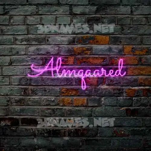 almqaared in Pink Neon style - 3D name wallpaper almqaared in Pink Neon style - 3D name wallpaper