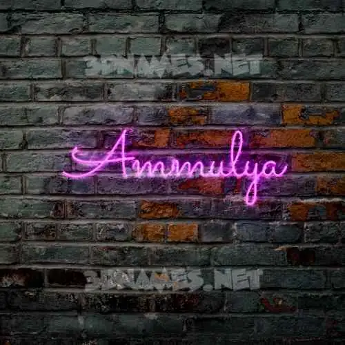 ammulya in Pink Neon style - 3D name wallpaper ammulya in Pink Neon style - 3D name wallpaper