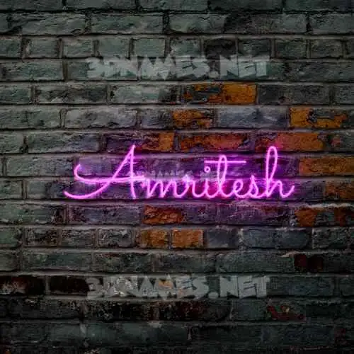 amritesh in Pink Neon style - 3D name wallpaper amritesh in Pink Neon style - 3D name wallpaper