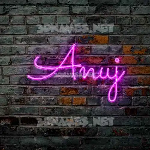 anuj in Pink Neon style - 3D name wallpaper anuj in Pink Neon style - 3D name wallpaper