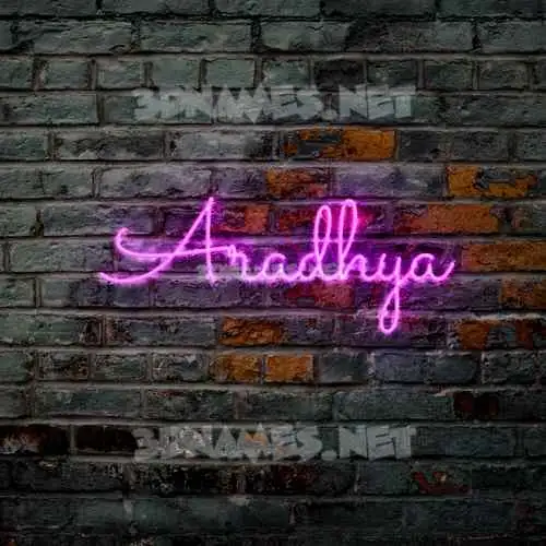 aradhya in Pink Neon style - 3D name wallpaper aradhya in Pink Neon style - 3D name wallpaper