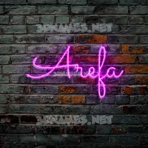 arefa in Pink Neon style - 3D name wallpaper arefa in Pink Neon style - 3D name wallpaper