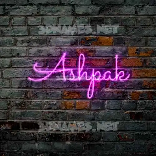 ashpak in Pink Neon style - 3D name wallpaper ashpak in Pink Neon style - 3D name wallpaper