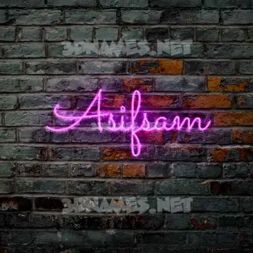 asifsam in Pink Neon style - 3D name wallpaper asifsam in Pink Neon style - 3D name wallpaper