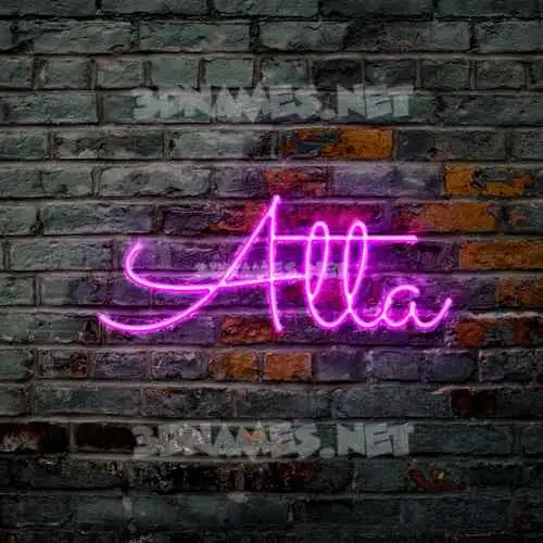 atta in Pink Neon style - 3D name wallpaper atta in Pink Neon style - 3D name wallpaper
