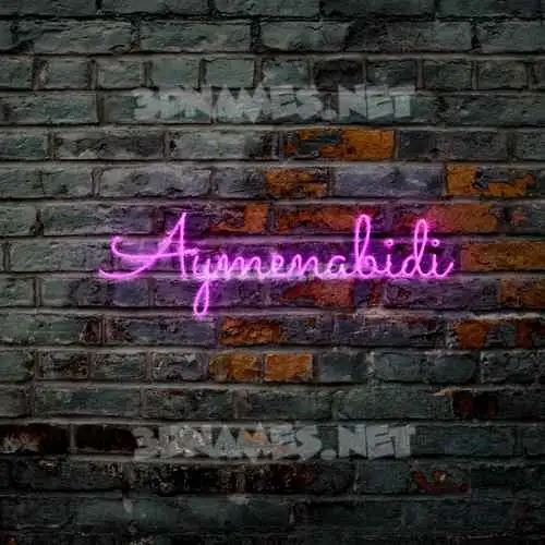 aymenabidi in Pink Neon style - 3D name wallpaper aymenabidi in Pink Neon style - 3D name wallpaper