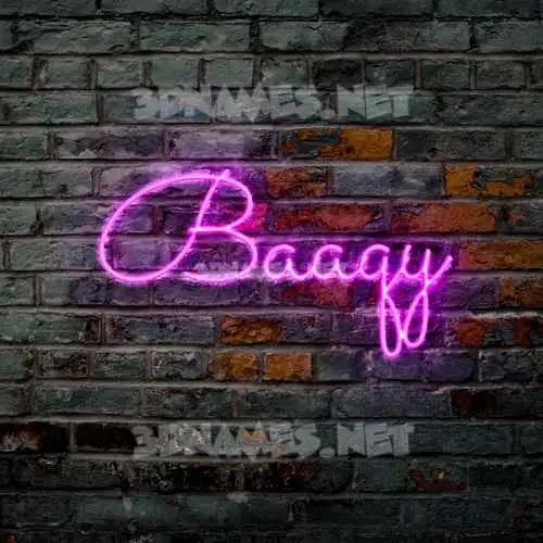baaqy in Pink Neon style - 3D name wallpaper baaqy in Pink Neon style - 3D name wallpaper