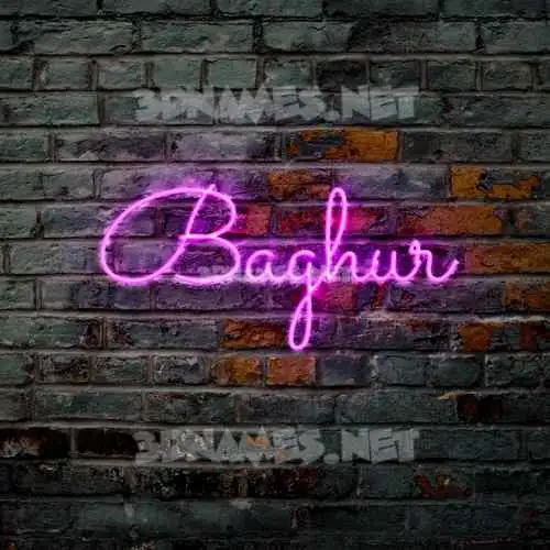 baghur in Pink Neon style - 3D name wallpaper baghur in Pink Neon style - 3D name wallpaper