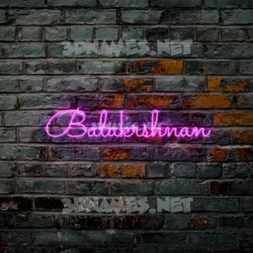 balakrshnan in Pink Neon style - 3D name wallpaper balakrshnan in Pink Neon style - 3D name wallpaper