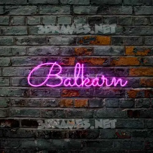 balkarn in Pink Neon style - 3D name wallpaper balkarn in Pink Neon style - 3D name wallpaper