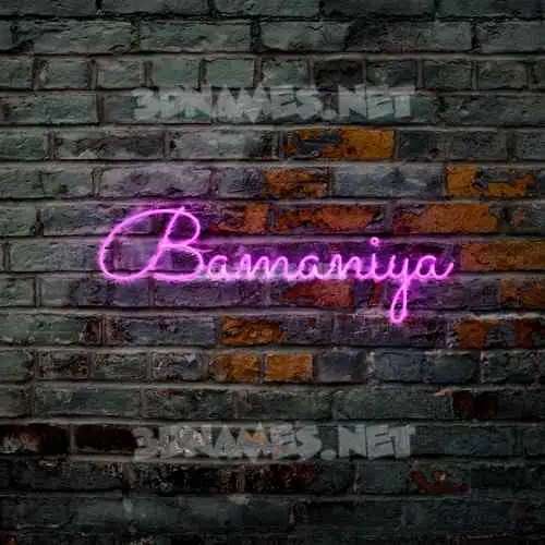 bamaniya in Pink Neon style - 3D name wallpaper bamaniya in Pink Neon style - 3D name wallpaper