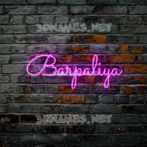 barpaliya in Pink Neon style - 3D name wallpaper barpaliya in Pink Neon style - 3D name wallpaper