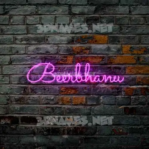 beerbhanu in Pink Neon style - 3D name wallpaper beerbhanu in Pink Neon style - 3D name wallpaper