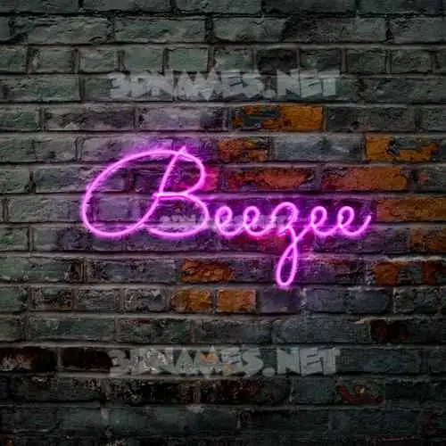 beezee in Pink Neon style - 3D name wallpaper beezee in Pink Neon style - 3D name wallpaper