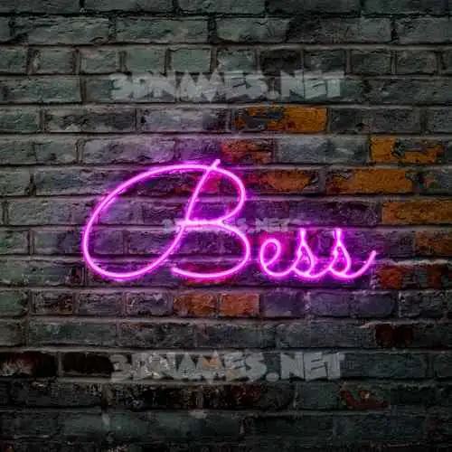 bess in Pink Neon style - 3D name wallpaper bess in Pink Neon style - 3D name wallpaper