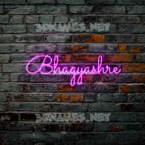 bhagyashre in Pink Neon style - 3D name wallpaper bhagyashre in Pink Neon style - 3D name wallpaper
