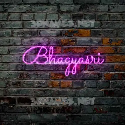 bhagyasri in Pink Neon style - 3D name wallpaper bhagyasri in Pink Neon style - 3D name wallpaper