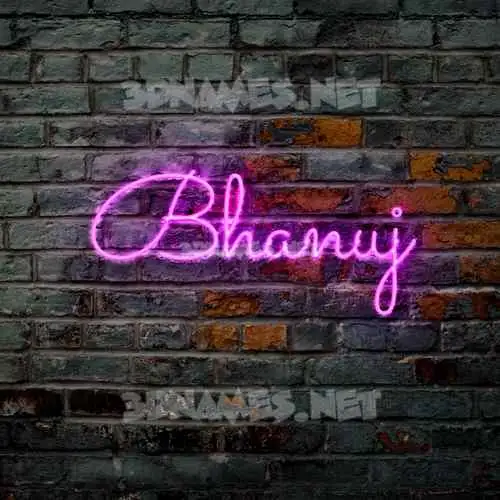 bhanuj in Pink Neon style - 3D name wallpaper bhanuj in Pink Neon style - 3D name wallpaper
