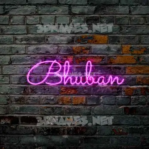 bhuban in Pink Neon style - 3D name wallpaper bhuban in Pink Neon style - 3D name wallpaper