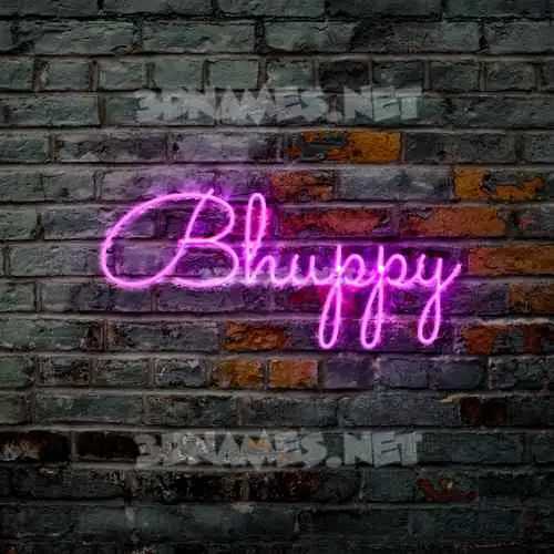 bhuppy in Pink Neon style - 3D name wallpaper bhuppy in Pink Neon style - 3D name wallpaper