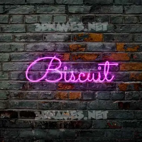 biscuit in Pink Neon style - 3D name wallpaper biscuit in Pink Neon style - 3D name wallpaper