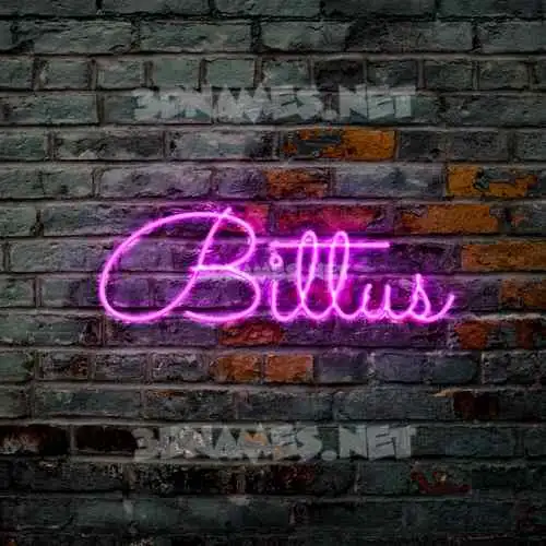 bittus in Pink Neon style - 3D name wallpaper