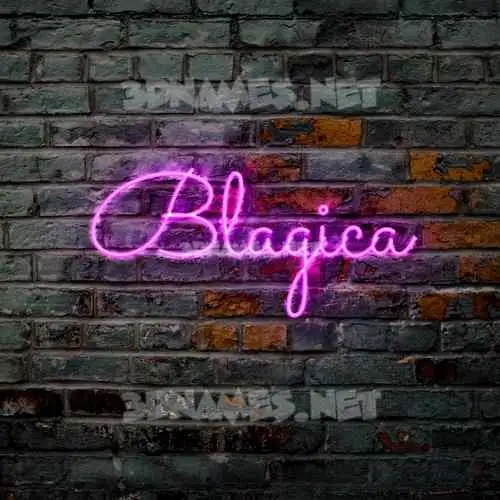 blagica in Pink Neon style - 3D name wallpaper blagica in Pink Neon style - 3D name wallpaper