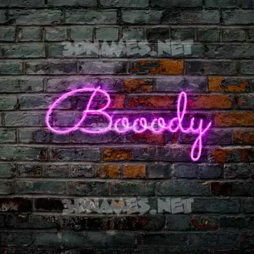 booody in Pink Neon style - 3D name wallpaper booody in Pink Neon style - 3D name wallpaper