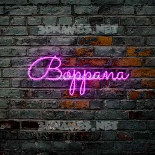 boppana in Pink Neon style - 3D name wallpaper boppana in Pink Neon style - 3D name wallpaper