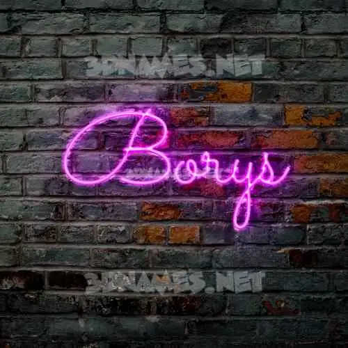 borys in Pink Neon style - 3D name wallpaper borys in Pink Neon style - 3D name wallpaper