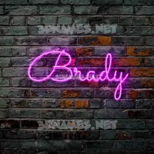 brady in Pink Neon style - 3D name wallpaper brady in Pink Neon style - 3D name wallpaper