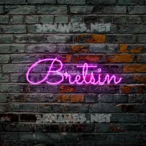 bretsin in Pink Neon style - 3D name wallpaper bretsin in Pink Neon style - 3D name wallpaper