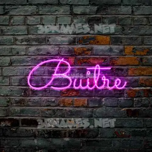 buitre in Pink Neon style - 3D name wallpaper buitre in Pink Neon style - 3D name wallpaper
